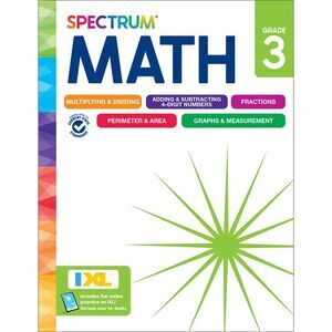 Spectrum Math Workbook, Grade 3 -- Spectrum